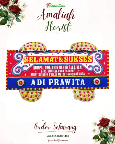 Papan Bunga Ucapan Selamat Dadi Mulya